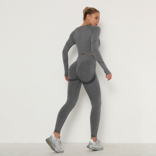 Always On My Workout Front Slit Yoga Pants (Dark Grey) · NanaMacs